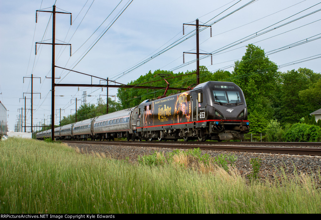 AMTK ACS-64 #653 on "Northeast Regional" No. 85